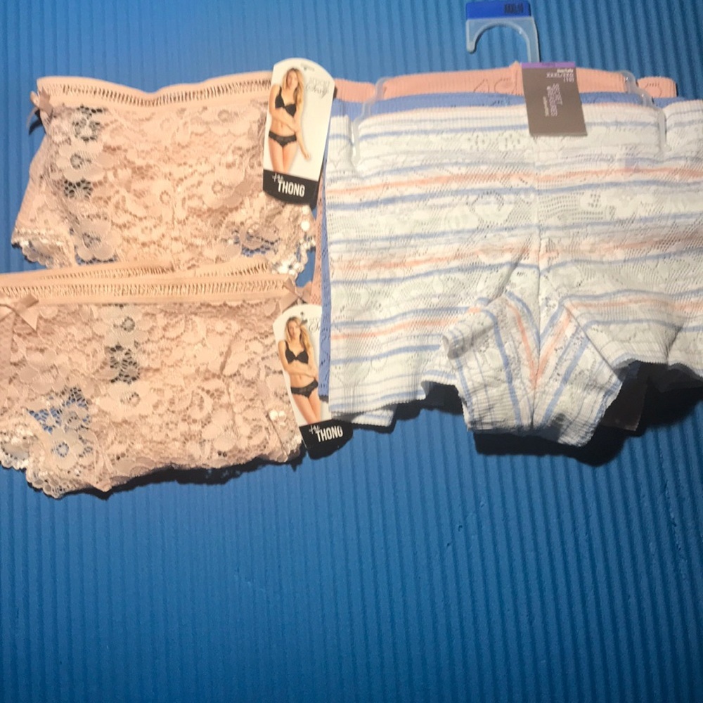 SAS/Secret Treasures Ladies 5 pair Panties XXXL/10